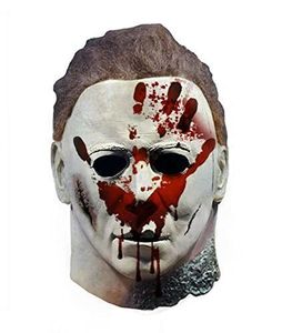 Party Masks Horror Michael Myers Halloween End Killer Mask Cosplay Scary Demon Latex Hjälm Carnival Masquerade Party Costume Props 230327