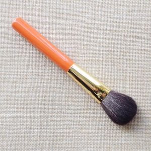 Makeup Brushes K110 Professional Handmade Soft Blue Squirrel Goat Hair Blush Brush Orange Handle Cosmetic Tools Make Up