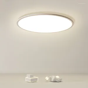 Ljuskronor matsal hänger ultratunn rund bar bordslampa Enkel modern minimalistisk nordisk modellkontor