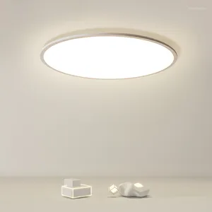 Lampadari Sala da pranzo Lampada da tavolo rotonda ultrasottile a sospensione Lampada da tavolo semplice e moderna minimalista modello nordico da ufficio