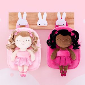 Plush Backpacks Gloveleya Backpack Curls Ballet Dancer Dolls Baby Girls GiftsToddler backpack Infant Bags Ballerina Girl 230327