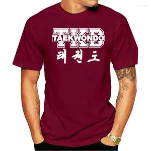 Camisetas de camisetas masculinas Taekwondo Wo Tees Top