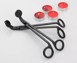 wholesale hot selling Candle Wick Oil Lamp Steel Stainless Trimmer Scissor Cutter Snuffers Tool Free shipping