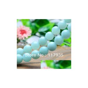 Stone 8Mm Amazonite Beads Natural For Jewelry Making Loose Beading Amazon Wholesale 610Mm Drop Delivery 202 Dhiaj