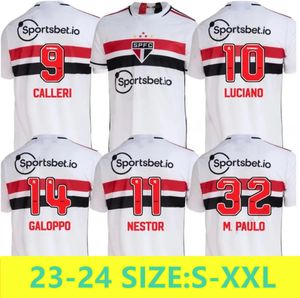 Sao Paulo Soccer Jerseys 2023 2024 Calleri Galoppo Luciano Camisa de Sao Paulo Nestor M.Paulo Pablo Maia Football Shirts 23 24