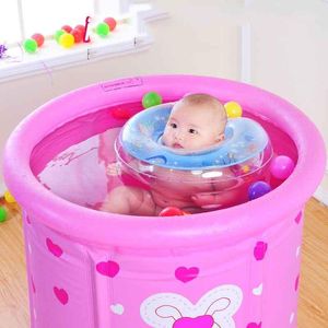 Badewannen Sitze Baby Schwimmbad Hause Geborenes Kind Säuglingsbadefass Aufblasbare Isolierung Eimer1