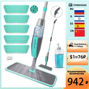 MOPS MOPS MOP MOP COM MOPAS DE MICROFIBRAS REUSIVAIS MOP DE 360 LAGADA PARA LIMPEITA DE CERAMICA DE CERAMICA LAMINAÇÃO DE COZINHA CASA Limpeza de piso 230327