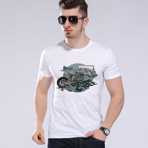 Erkek Tişörtleri Özel Özel Motosikletler Gömlek Erkekler Biker Zafer Motosiklet Motosiklet Günlük Tatil Hediyeleri Tshirt Tee Marka Giyim MOE CERF H8-23