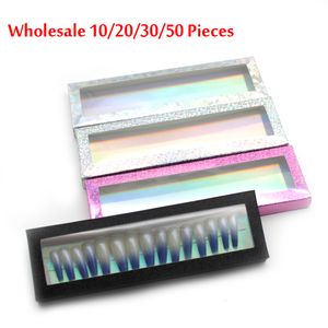 False Nails Nail Tips Box Case Empty With Card Wholesale In Bulk 10203050 Pieces Paper Boxes Packaging Press On Nails Small Business 230325