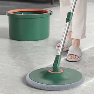 MOPS 360 SPIN MOP BUCHET LAZY AUTOMATISK SPRECEEEZE MOP Separation Avloppsavlopp Renvatten Mikrofiber Lazy No Hand Washing Cleaning Tool 230327