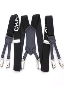 Belts new Designer Fashion suspenders For Man And Women 3cm 115cm Six Clip The highquality belt Three color With box The letters5193492