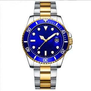 41mm Novos relógios masculinos Relógios de pulso de luxo fashion Mostrador preto com calendário Bracklet Fecho dobrável Master quartz Men watch relogio masculino