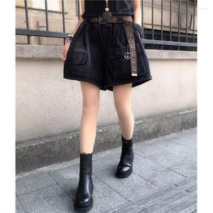 Women's Shorts Black Jeans Women Pants High Waist Sexy Woman Clothes For Teen Girls Korean Clothing Fashion Mini Short Jean