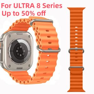 For Apple Watch Ultra 8 Series 49mm 1.99 Inch Screen Mixed Color Strap With Multifunction Smart Watch