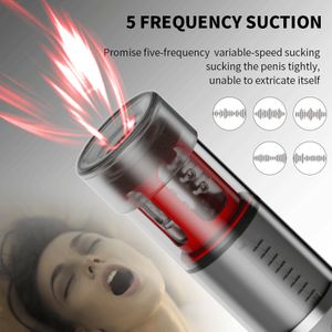 Masturbators Electric Penis Enlargement Sex Toy for Man Pump Prostate Massager Enhancer Vacuum Erection USB Rechargeable Sexules Masturbation 230327