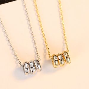 Koreli parlak zirkon daire s925 gümüş kolye kolye moda seksi kadınlar klavikula zinciri zarif mücevher hediye