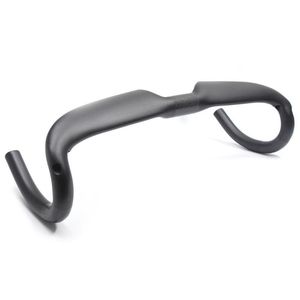 Bike Handlebars &Components 400/420/440mm Road Bicycle Carbon Fiber Fixed Gear Drop Bar Bent Handlebar