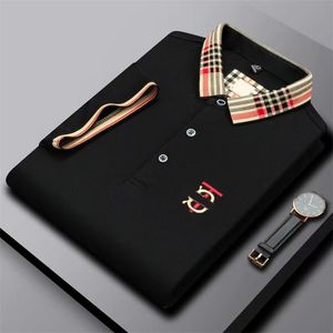 Новые дизайнерские рубашки Polo Men Luxury Polo Casual Men Polo Bee Pemit Print Emelcodery Fashion High Street Asian Size M-3XL