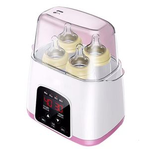 Flessenwarmers Sterilisatoren Automatische Intelligente Thermostaat Melkverwarmer Babywarmer Desinfectie LED 2 IN 1 230328
