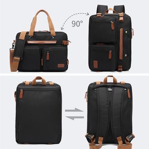 School Bags Backpack 15 6 17 3Inch Laptop Portable Fashion Travel Business Nylon Waterproof Student 230328