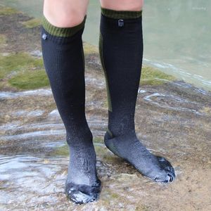 Spor çorapları diz yüksek su geçirmez yürüyüş yürüyüş açık kamp bisiklet kayak dağcılık sıcak uzun çorap