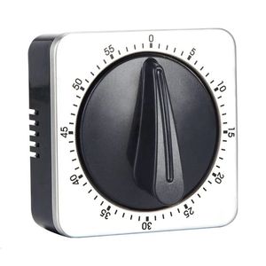 Kitchen Timers Magnetic Kitchen Timer Adsorbable Mechanical Egg Timer Made Of Stainless Steel For Cooking Baking 230328