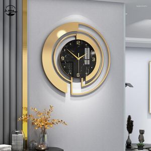 Zegary ścienne zatygólne zegar 45 cm szklane lustro luksusowy nowoczesny design metalowy metal