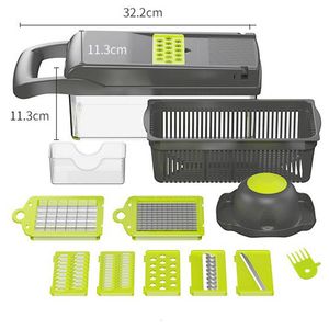 Obst- und Gemüsewerkzeuge, Mandolinenreibe für Gemüse, Obstschneider, Slicer, Schäler, multifunktionaler Kartoffelschäler, Karottenreibe, Abflusskorb, Küchenwerkzeug 230328