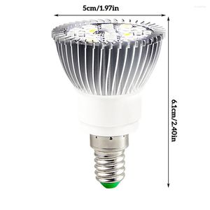 Grow Lights LED-glödlampa Växter Growing Lamp för inomhusblommplantor växthusträdgård E27-18W