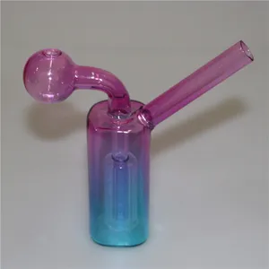 Bruciatore a olio in vetro Bong Pipa ad acqua Fumatori Bubbler Narghilè Dab Rig Pipe Accessori per shisha Ciotole in vetro raccogli cenere