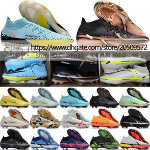 Send With Bag Quality Soccer Boots Phantom GT2 Elite FG World Cup Football Cleats For Mens High Top Neymars JR Trainers Comfortable Socks Football Cleats Size US 6.5-12