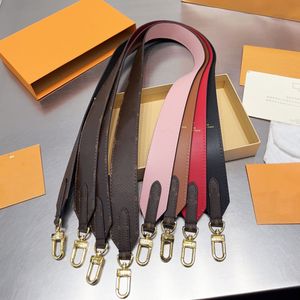 Designer Women Monograms Bag Parts Accessories Strap France Luxury Brand L Letters Tryckt dukhandväska Rand Lady Cross Body Leather Metal Hardware Belt