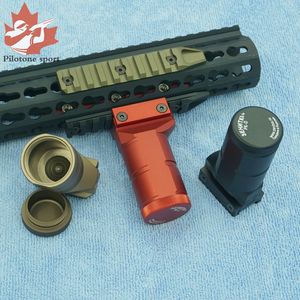 YYGUN PK-0 Alça de alumínio Zenitco 21mm Picatini Rail Frontgrip Fastener CNC M4 M16 Mk18 Ak74u PK0 Grip