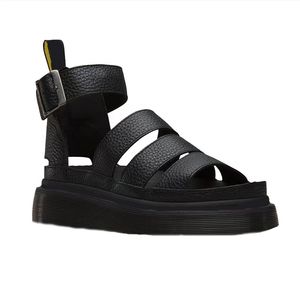 Platform Sandalet Tasarımcı Kadınlar Sandel Siyah Moda Gladyatör Sandal ayak bileği Tokalı Gerçek Deri Yaz Snadales