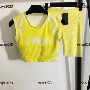 designer clothing tracksuit women Yoga suit Summer sportswear 2 piece set Vest and slim pants Free shipping Size S-XL New arrival Mar23 521J