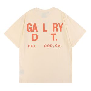 남자 티셔츠 Galery Dept Mens 티셔츠 디자이너 갤러리 T 셔츠 천사 브랜드 Net Red Retro Galerys Hoodie Depts 남자와 여자 단축 갈릴리 C11