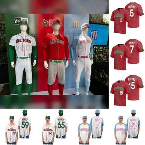 Пользовательская команда Mexico 2023 World Baseball Classic Men Jersey WBC Julio Uris Jojo Romero Алекс Вердуго Алекс Вердуго Алехандро Кирк Роуди