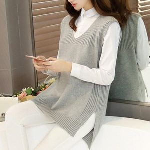 Kamizelki damskie duże rozmiarze 4xl kobiety dzianinowe kamizelki kamizelki kamizelki damskie pullover tops nastolatki dla dziewcząt kamizelki pull femme 230328