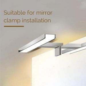 Lampade da parete Luci da specchio a LED Luce per armadietto del bagno Lampada da trucco Vanity IP44 6W 8W 6000K Bianco neutro 280mm 580mm