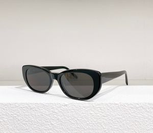 316 Svartgrå ovala solglasögon för kvinnliga män Glasögon Sunnies Designers Solglasögon Sonnenbrille Sun Shades UV400 Eyewear Wth Box