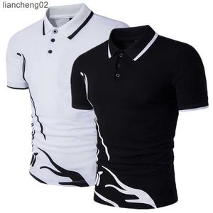 Мужские повседневные рубашки Zogaa Mannen Poloshirt Korte Mouw Zomer Casual Business Effen Kleur Тож