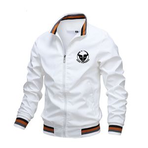 Men's Jackets RARE Spring Autumn Male Bomber Casual Streetwear Coats Simple Windbreaker British Style Coat 230328