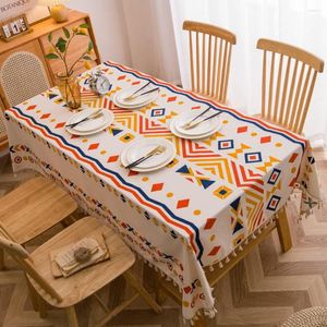 Table Cloth Bohemian Oil And Water Resistant Tablecloths Wedding Party Banquet Dinner Family