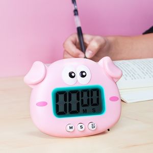 Kök Timers Digital Screen Kitchen Timer Digital Timer Square Cooking Count Up Countdown Alarm Clock Cute Animal Shaped Learn Stopwatch 230328