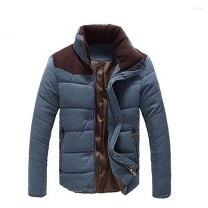 Men's Down Winter Jacket Fashion Solid Mens Jackets&Coats Thicker Warm Parkas Men Outwear Casual Plus Size M-4XL