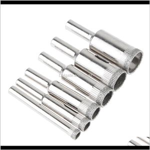 Bits Power Tools Home Garden10Pcs Tile Cutter 6Mm To 30Mm Diamond Coated Hole Saw Drill Bit For Glass Granite Marble Drop Delivery