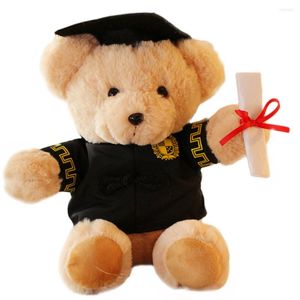 Confezione regalo 1 pezzo di bambola di orso di peluche, cappello da dottorato, cerimonia di laurea