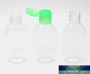 Mode tom handtvättflaskor 50 ml Instant Hand Sanitizer Bottle Pet Plastic Bottle For Desinfectant With Flip Cap
