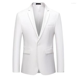 Mäns kostymer 2023 Fashion Mens Suit Jacket Navy Red White Jacquard Luxury Masculino Casual Style Slim Fit Wedding Party Blazer Coats