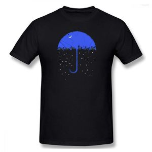 Camisetas masculinas Guys Umbrella City Casual R148 T-shirt de manga curta básica Tamanho europeu